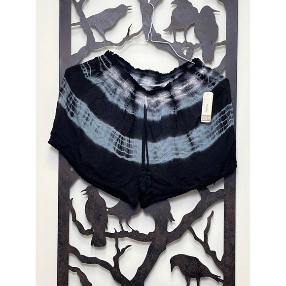 NWT Japna Loose Tie-Dye Elastic Waist Shorts Large - Picture 2 of 7